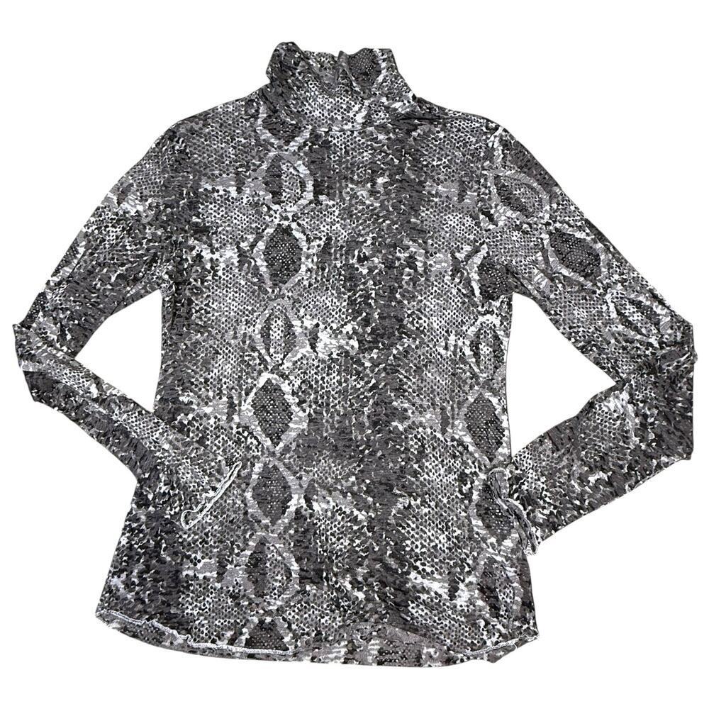 LNA Burnout Lyon Snakeskin Python Turtleneck XS - image 2